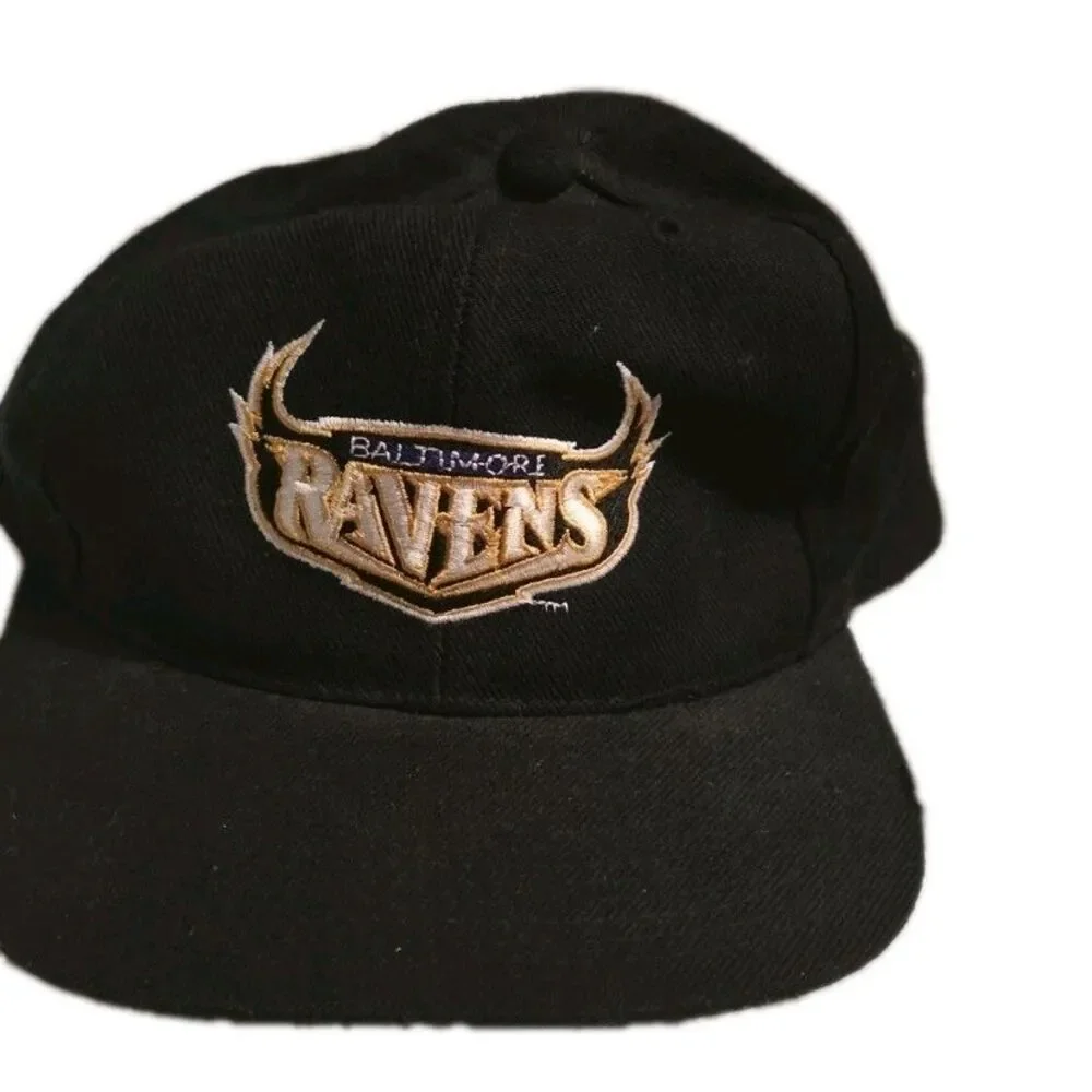 VTG Baltimore Ravens Sports Specialties Script Hat Snapback Original Shield Logo